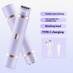 Women's Electric Shaver | Double-Head Body Hair Removal Device | Painless & Cordless