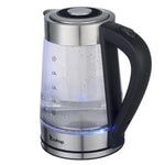Electric Glass Kettle 1200W – 2.5L Borosilicate Glass Tea & Coffee Kettle with Blue LED Light, Fast Boiling & Auto Shut-Off