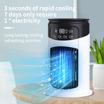 Desktop Air Cooler – Portable Personal Cooling Fan with Quiet Operation & Adjustable Wind Speed for Home & Office