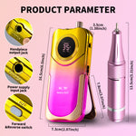 Portable Electric Nail Drill Cordless 35000 RPM Rechargeable Nail File Machine with Holder, Electric Nail Buffer & E-File Tool for Women Nail Care